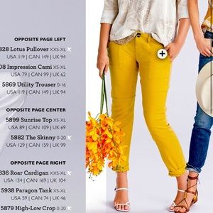 Cabi  Utility Trouser size 8.